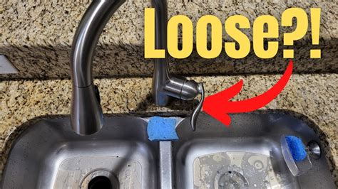 moen kitchen faucet loose handle|How to Tighten a Loose Moen Single